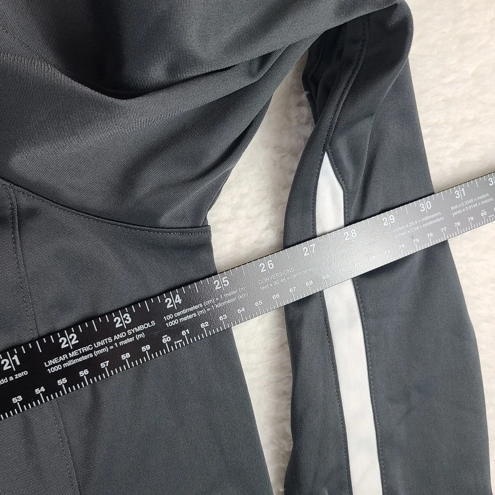 Nike Sweater Mens Large Dark Gray Full‎ Zip Performance Overtime Track Jacket